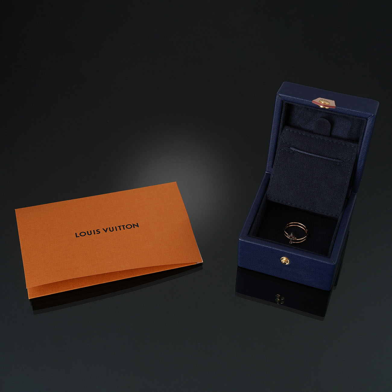 LOUIS VUITTON(USED)루이비통 Q0Q51F 이디 블라썸 멀티링#52